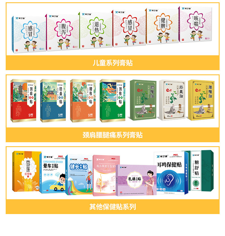 膏药贴牌代加工产品